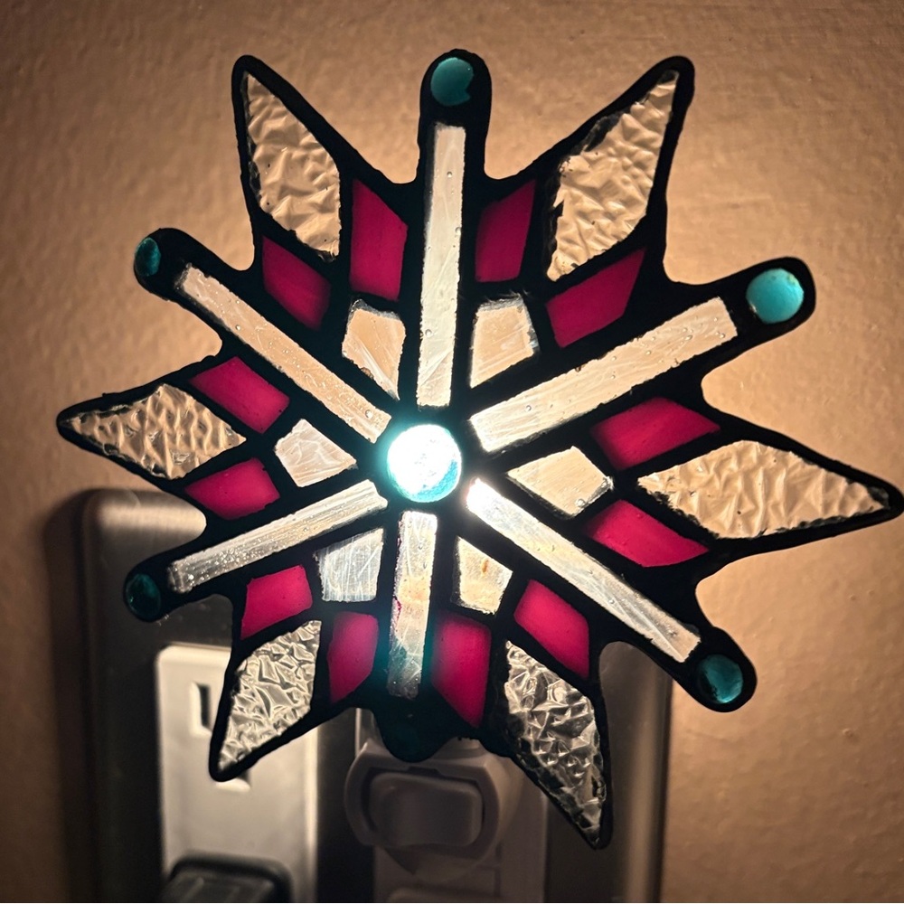 Night light STAINED GLASS